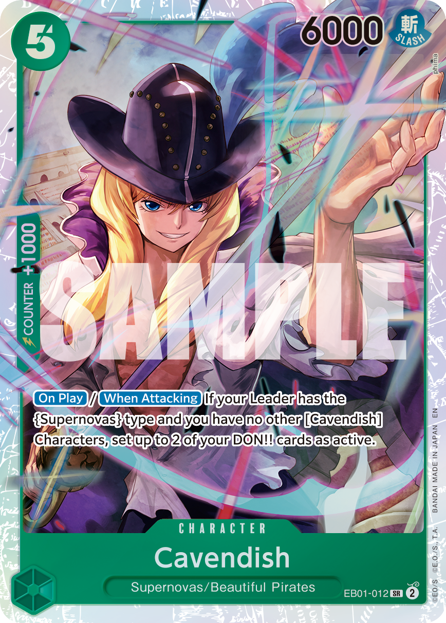 Cavendish - EB01-012 - ONE PIECE CARD THE BEST vol.2