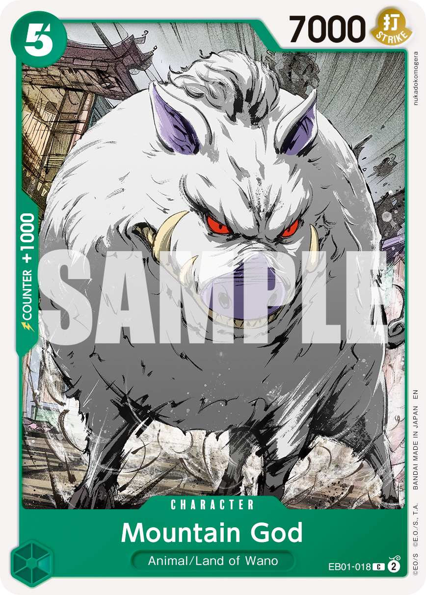 Mountain God - EB01-018 - ONE PIECE CARD THE BEST vol.2