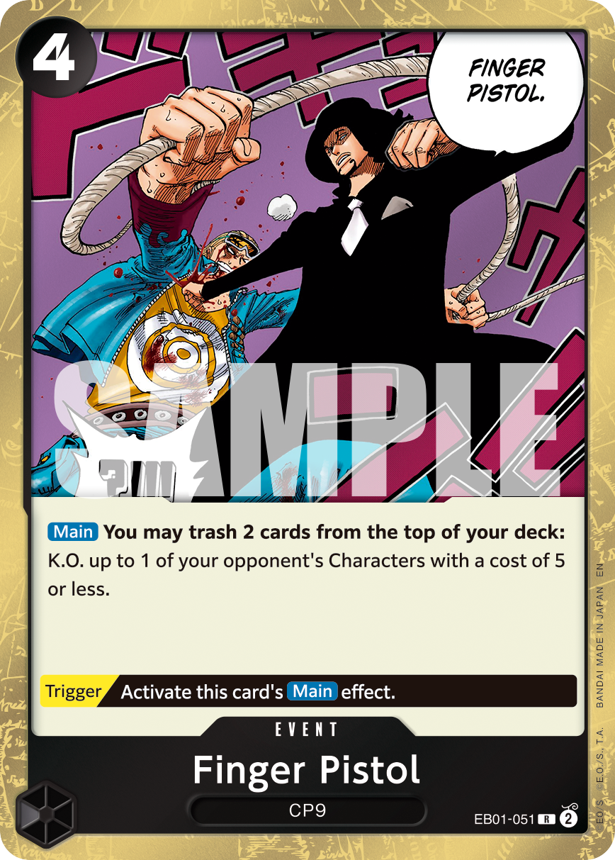 Finger Pistol - EB01-051 - ONE PIECE CARD THE BEST vol.2