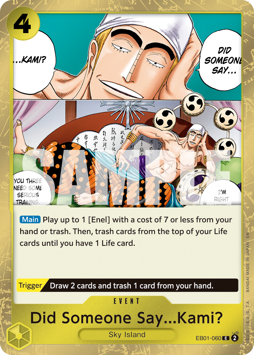 Did Someone Say...Kami? (Pirate Foil) - EB01-060 - ONE PIECE CARD THE BEST vol.2