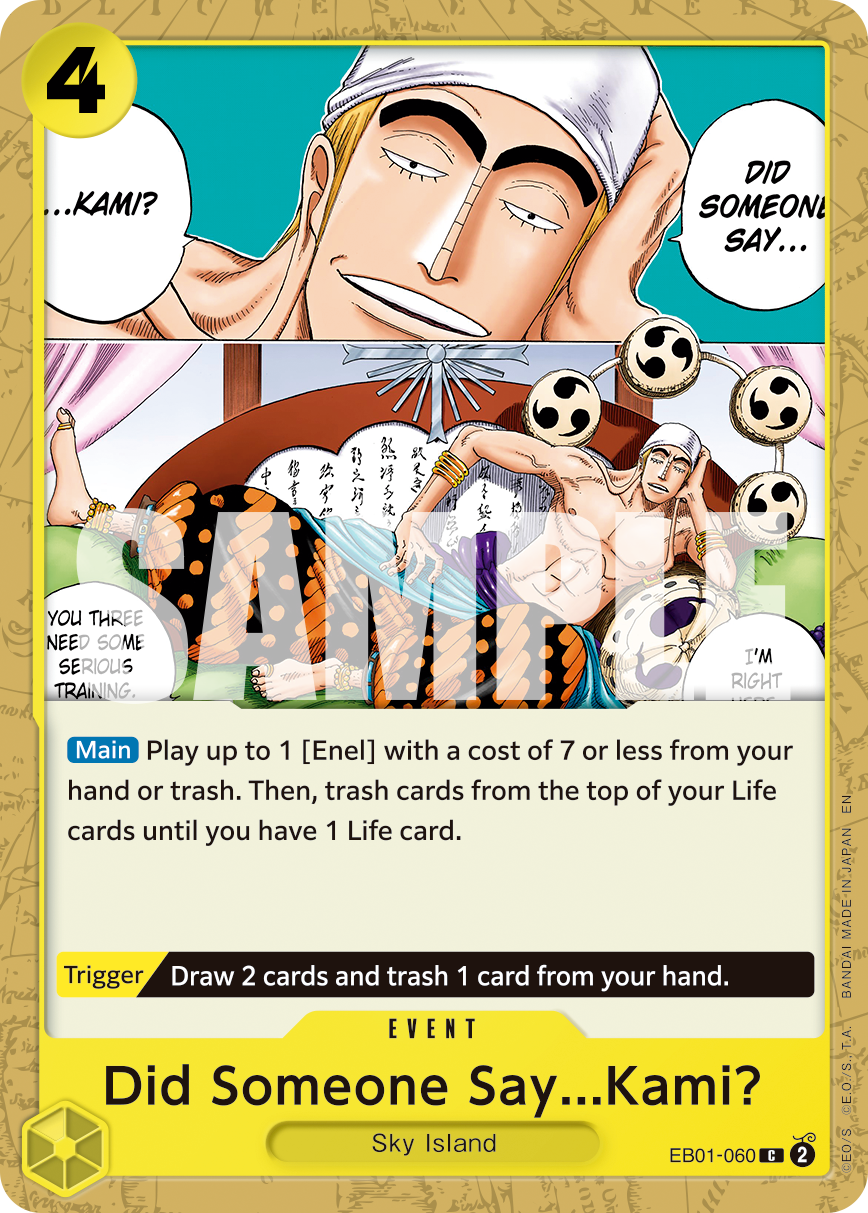 Did Someone Say...Kami? - EB01-060 - ONE PIECE CARD THE BEST vol.2