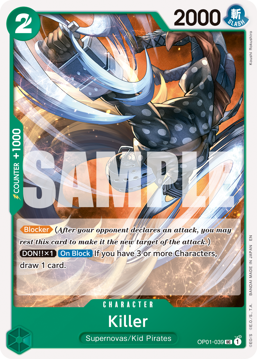 Killer - OP01-039 - ONE PIECE CARD THE BEST vol.2