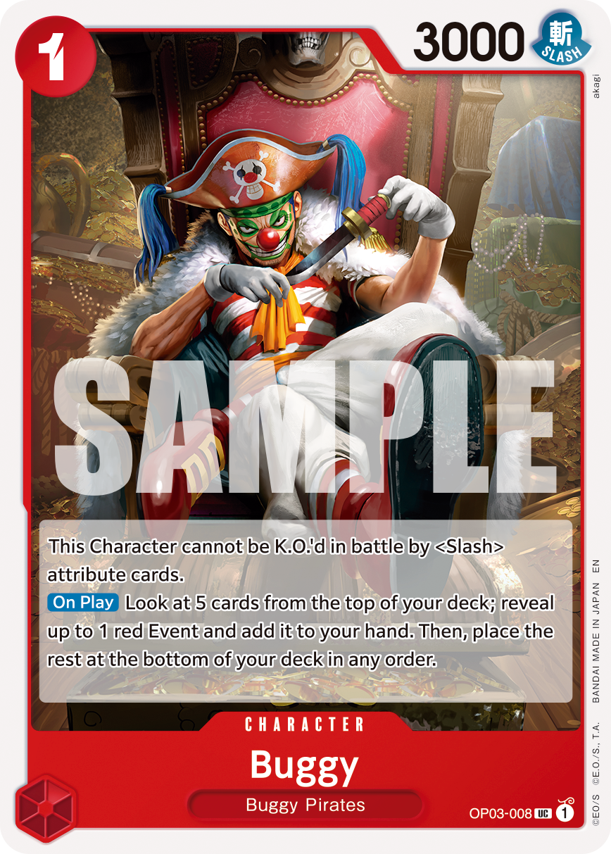 Buggy - OP03-008 - ONE PIECE CARD THE BEST vol.2