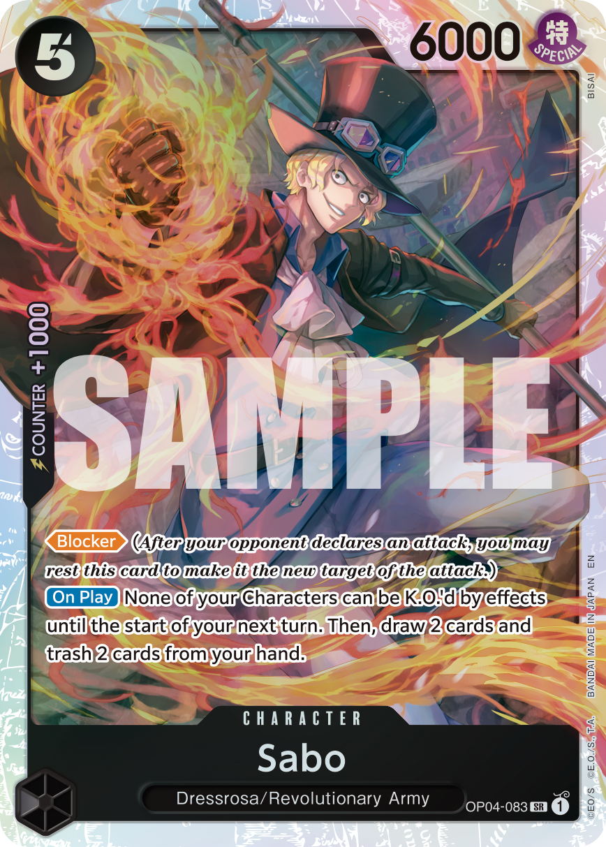 Sabo - OP04-083 - ONE PIECE CARD THE BEST vol.2