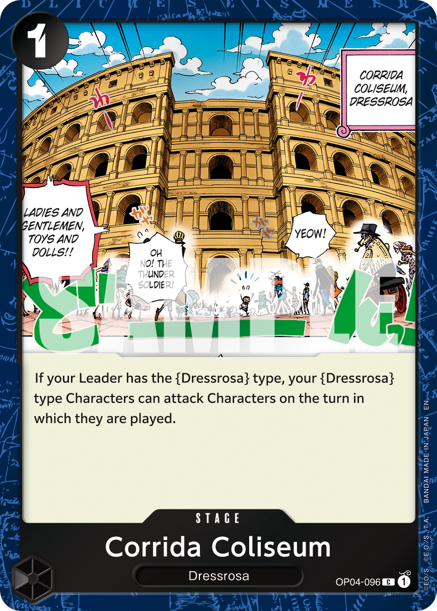 Corrida Coliseum (Pirate Foil) - OP04-096 - ONE PIECE CARD THE BEST vol.2