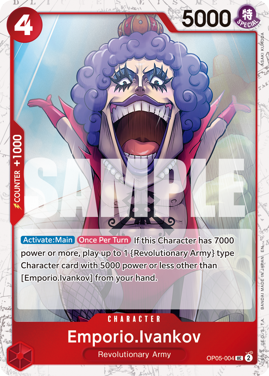 Emporio.Ivankov (Pirate Foil) - OP05-004 - ONE PIECE CARD THE BEST vol.2