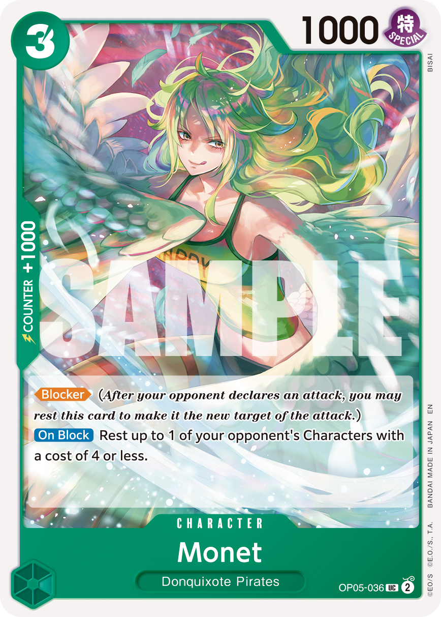 Monet - OP05-036 - ONE PIECE CARD THE BEST vol.2