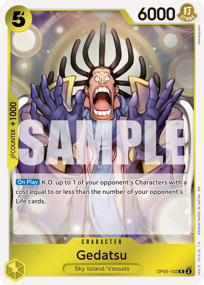 Gedatsu - OP05-102 - ONE PIECE CARD THE BEST vol.2