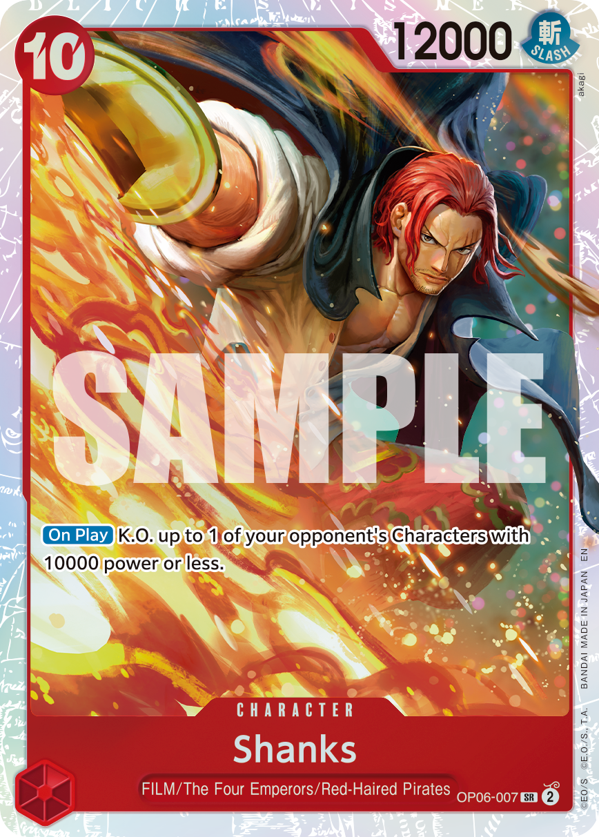 Shanks - OP06-007 - ONE PIECE CARD THE BEST vol.2