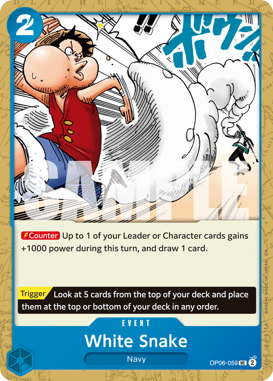 White Snake - OP06-059 - ONE PIECE CARD THE BEST vol.2