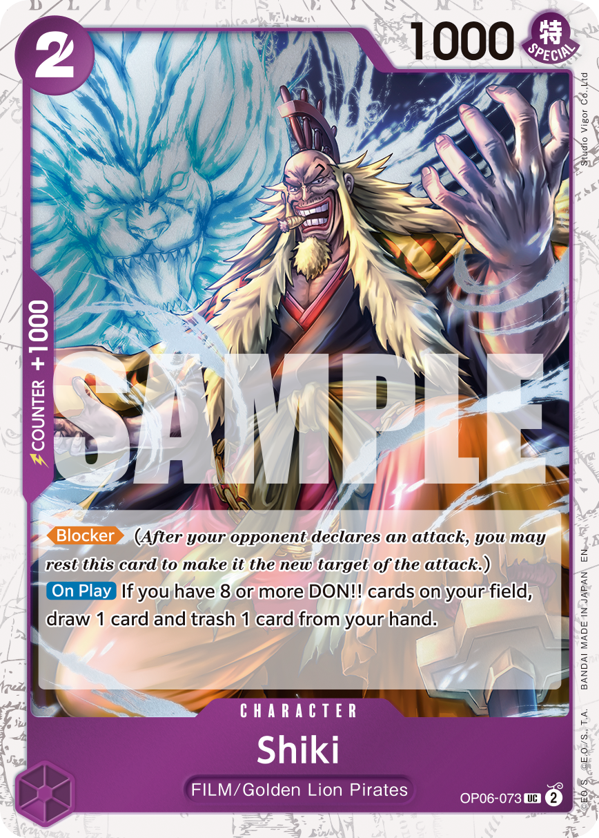 Shiki (Pirate Foil) - OP06-073 - ONE PIECE CARD THE BEST vol.2