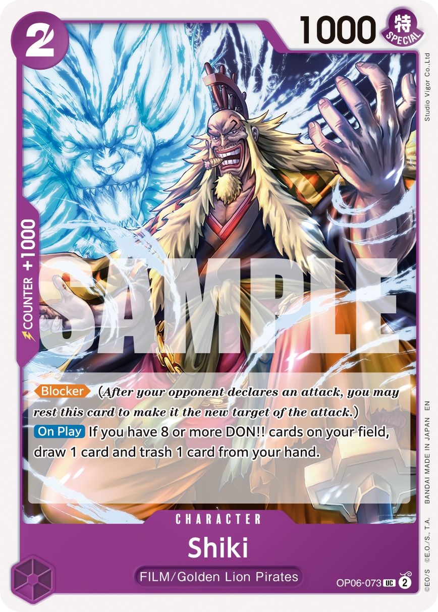 Shiki - OP06-073 - ONE PIECE CARD THE BEST vol.2