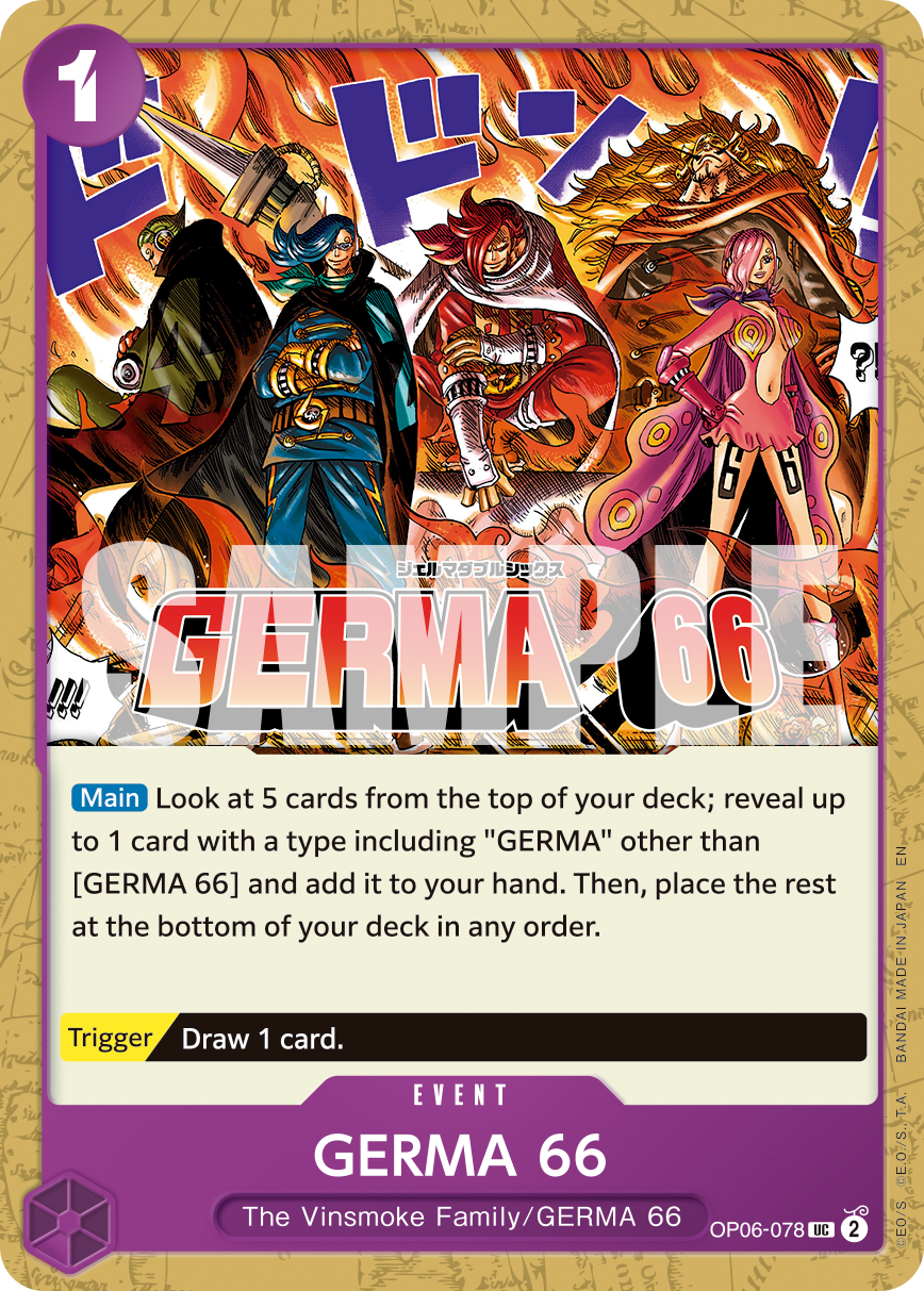 GERMA 66 - OP06-078 - ONE PIECE CARD THE BEST vol.2