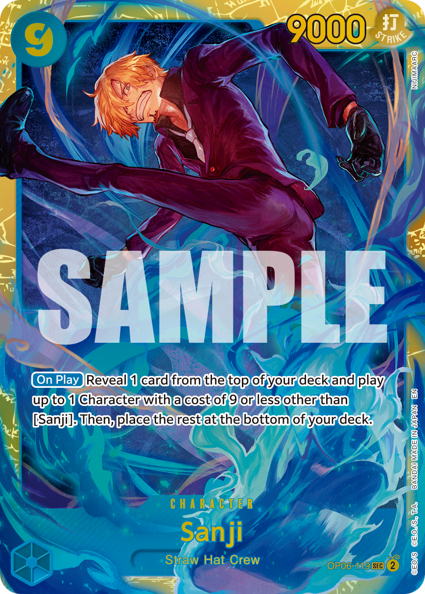 Sanji - OP06-119 - ONE PIECE CARD THE BEST vol.2