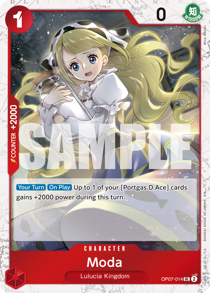 Moda (Pirate Foil) - OP07-014 - ONE PIECE CARD THE BEST vol.2