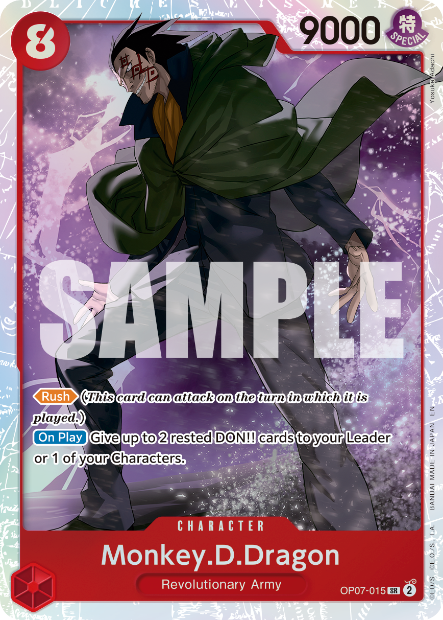 Monkey.D.Dragon - OP07-015 - ONE PIECE CARD THE BEST vol.2
