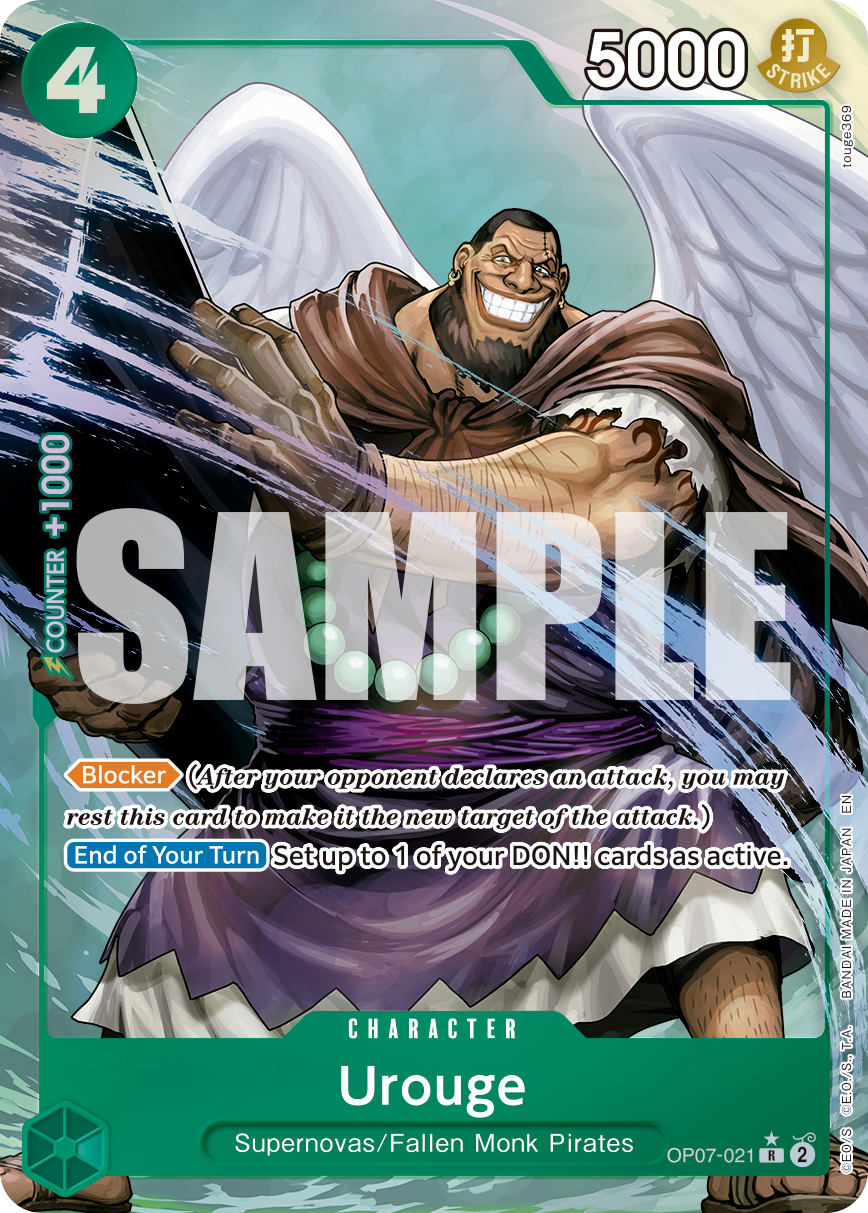 Urouge (Alternate Art) - OP07-021 - ONE PIECE CARD THE BEST vol.2