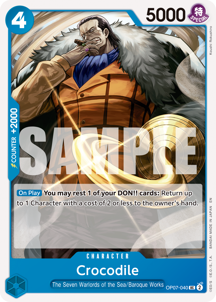 Crocodile - OP07-040 - ONE PIECE CARD THE BEST vol.2