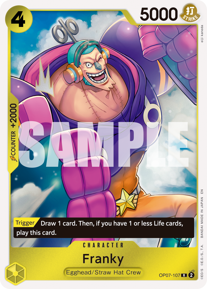 Franky - OP07-107 - ONE PIECE CARD THE BEST vol.2