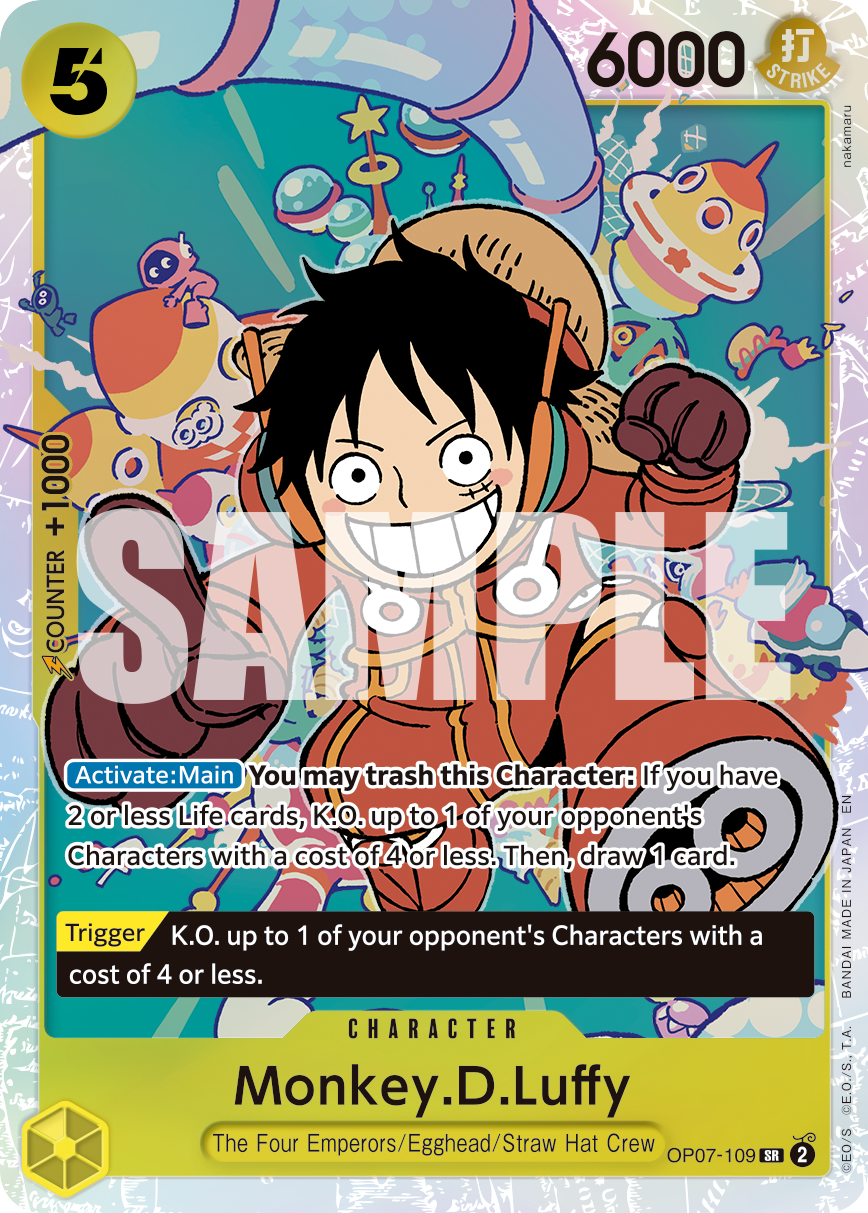 Monkey.D.Luffy - OP07-109 - ONE PIECE CARD THE BEST vol.2