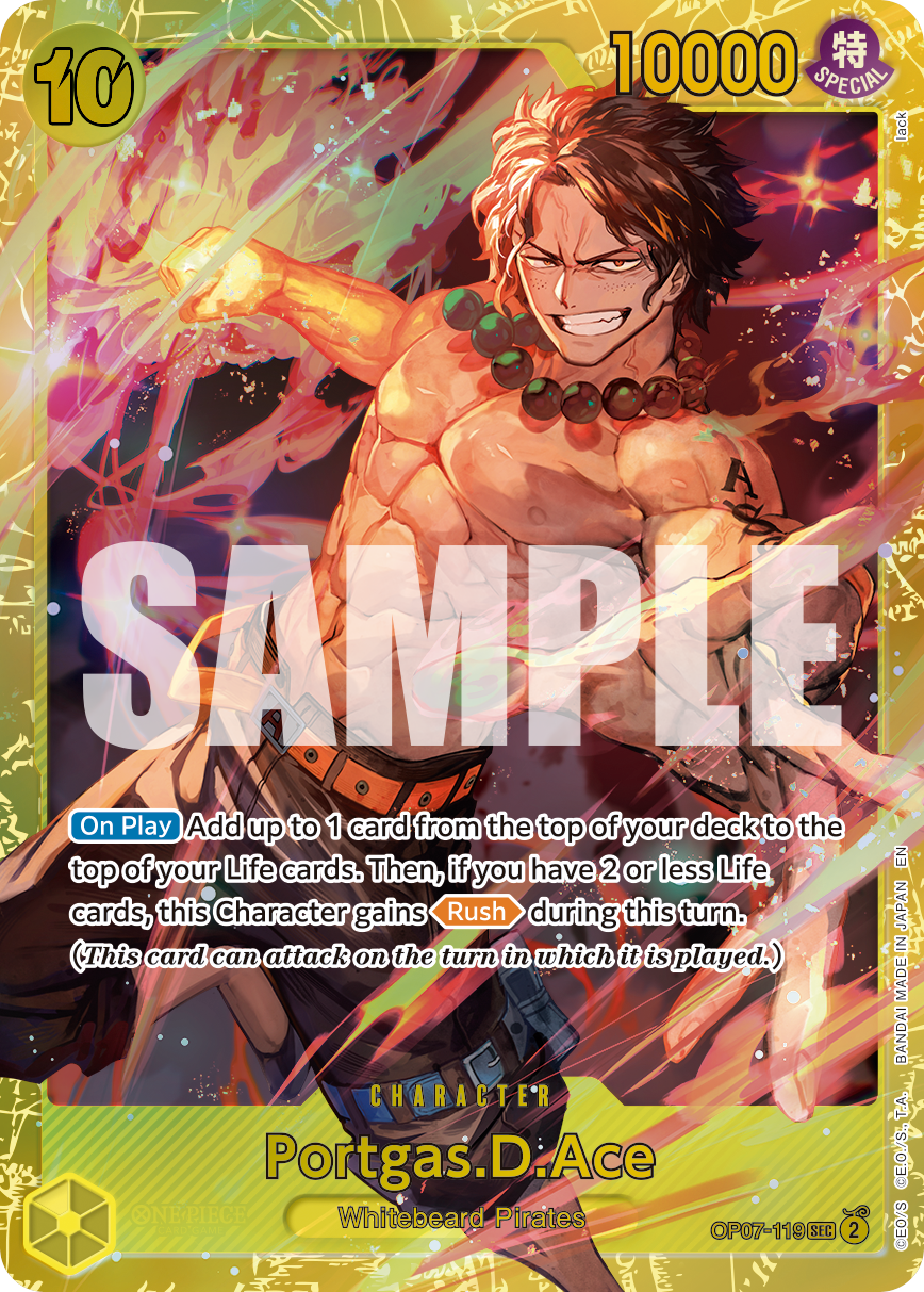 Portgas.D.Ace - OP07-119 - ONE PIECE CARD THE BEST vol.2
