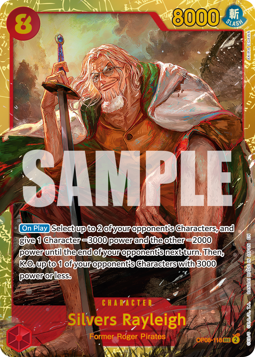 Silvers Rayleigh - OP08-118 - ONE PIECE CARD THE BEST vol.2