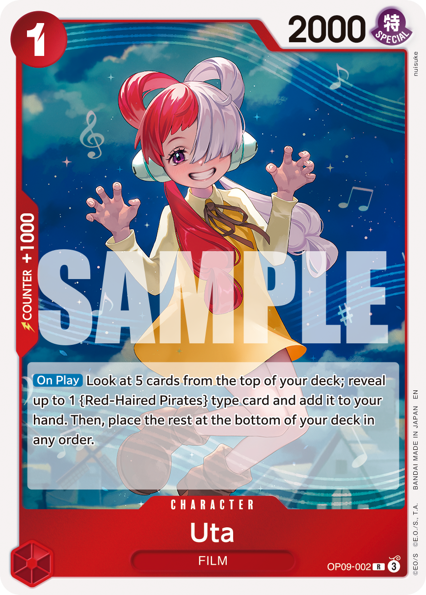 Uta - OP09-002 - ONE PIECE CARD THE BEST vol.2