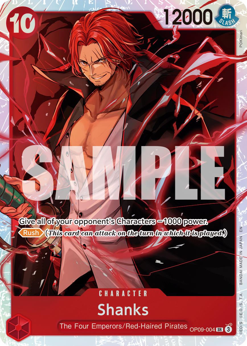Shanks - OP09-004 - ONE PIECE CARD THE BEST vol.2