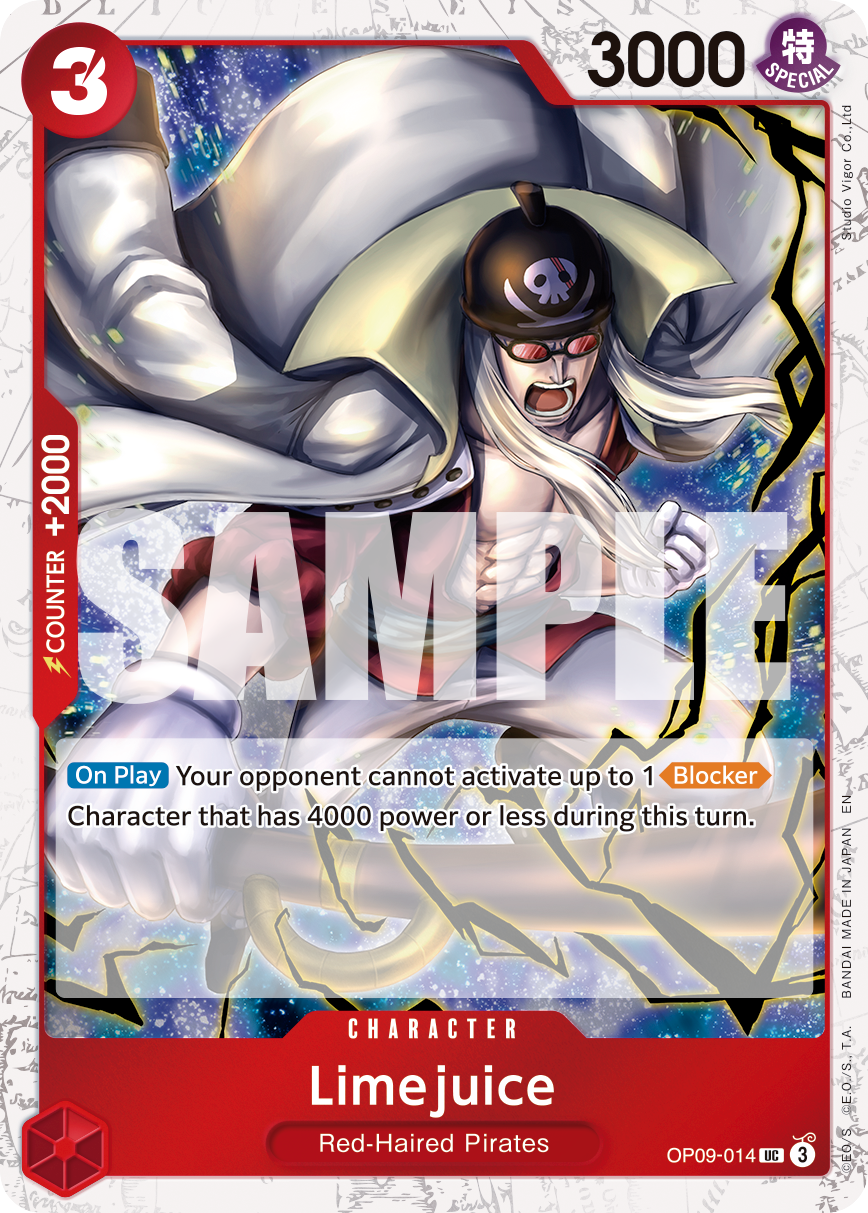 Limejuice (Pirate Foil) - OP09-014 - ONE PIECE CARD THE BEST vol.2
