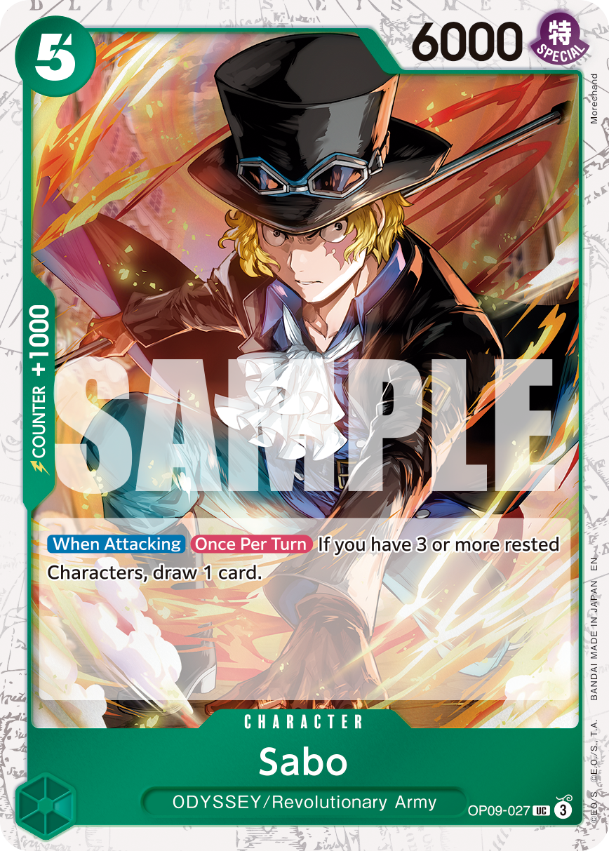 Sabo (Pirate Foil) - OP09-027 - ONE PIECE CARD THE BEST vol.2