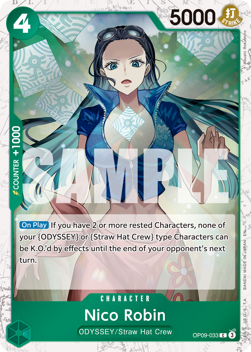 Nico Robin (Pirate Foil) - OP09-033 - ONE PIECE CARD THE BEST vol.2