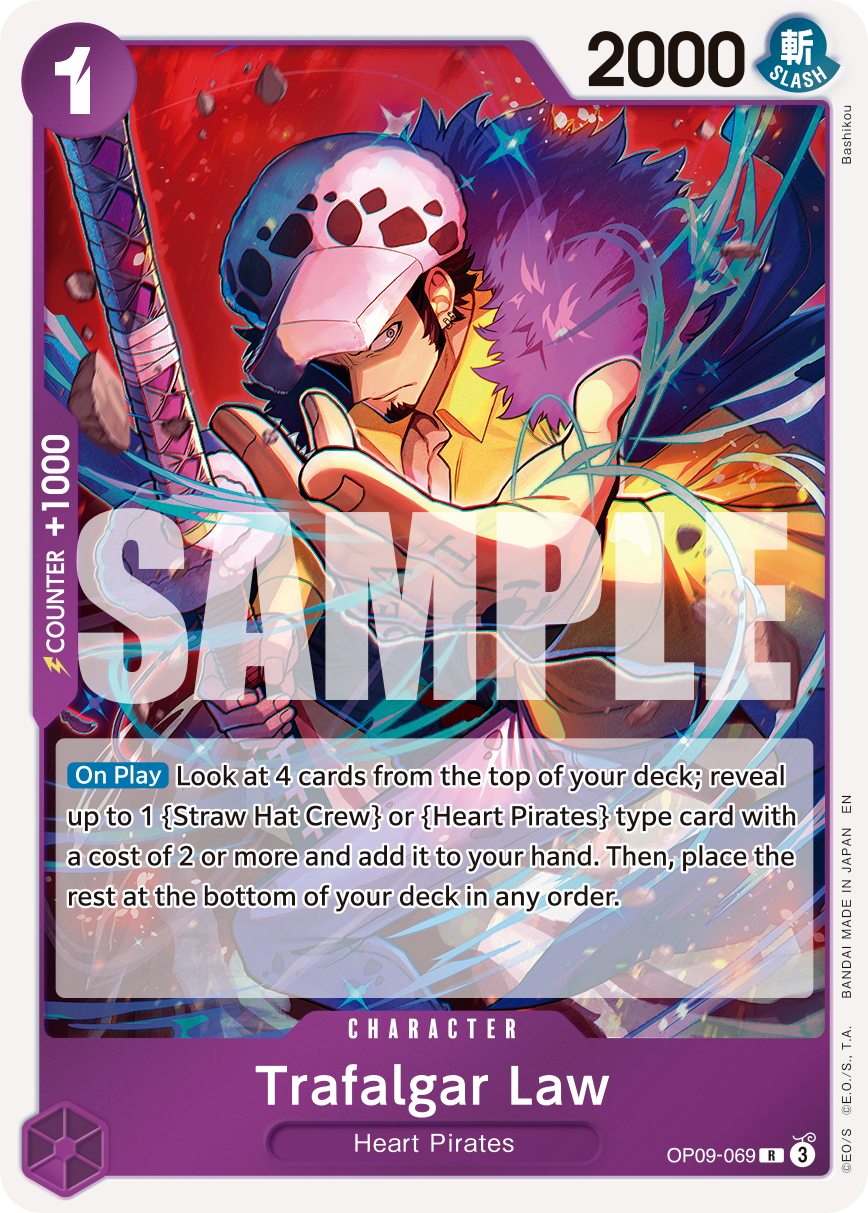 Trafalgar Law - OP09-069 - ONE PIECE CARD THE BEST vol.2