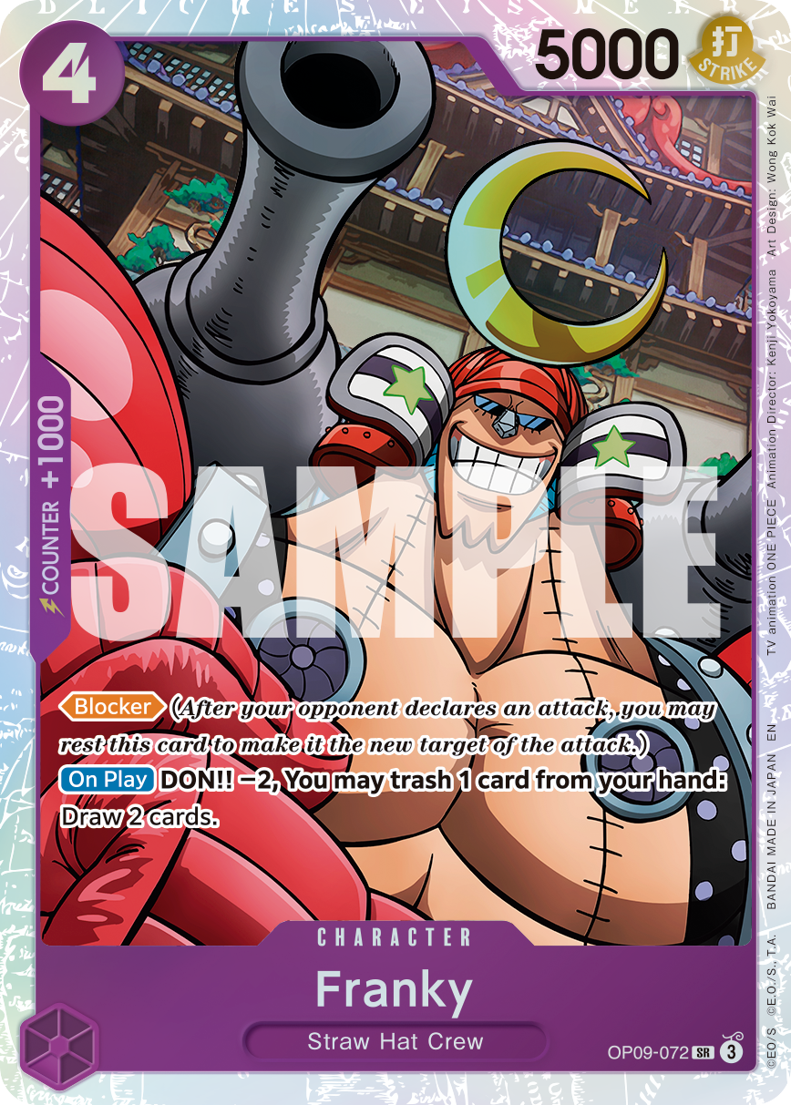 Franky - OP09-072 - ONE PIECE CARD THE BEST vol.2