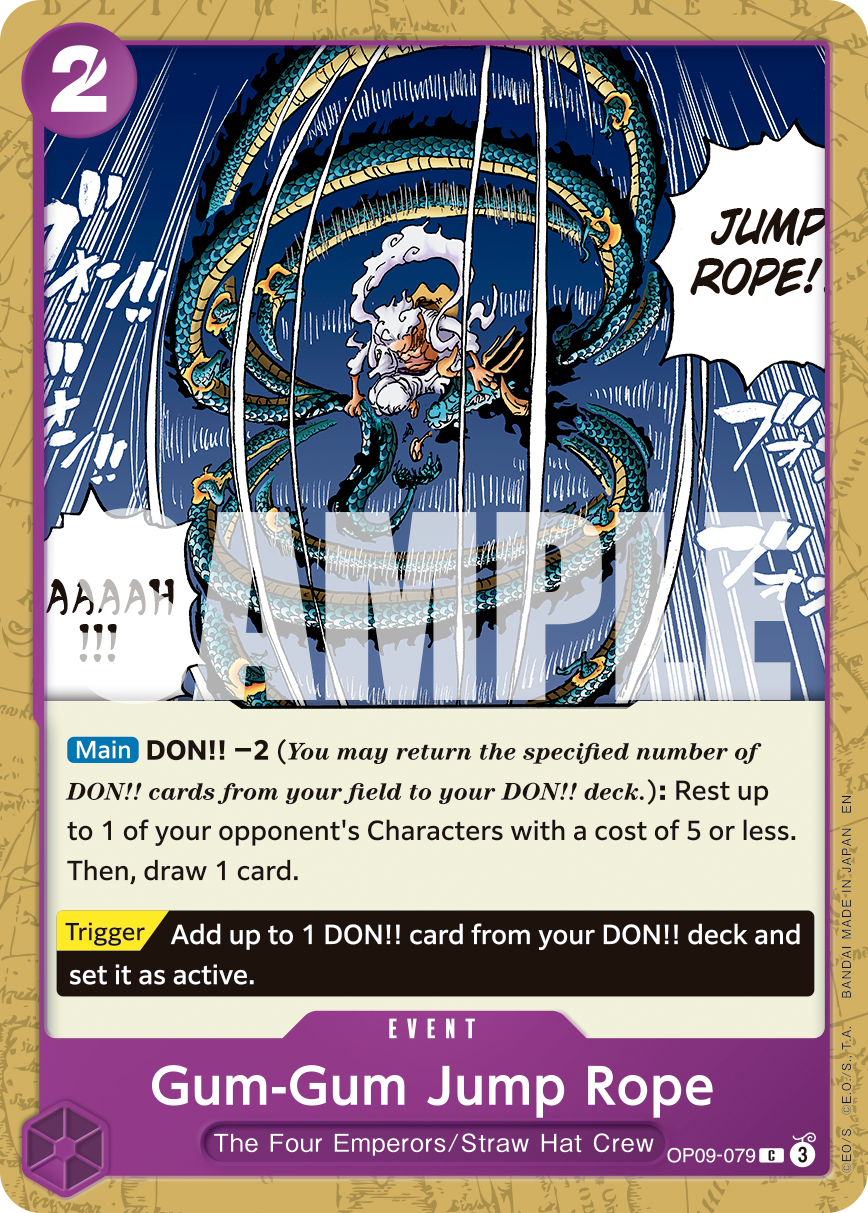 Gum-Gum Jump Rope - OP09-079 - ONE PIECE CARD THE BEST vol.2