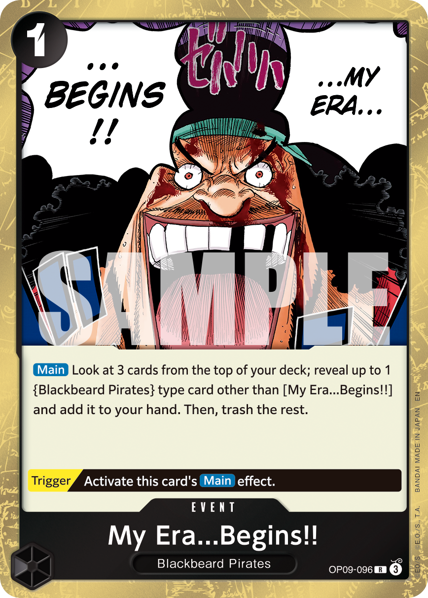 My Era...Begins!! - OP09-096 - ONE PIECE CARD THE BEST vol.2