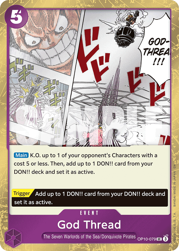 God Thread (Pirate Foil) - OP10-079 - ONE PIECE CARD THE BEST vol.2