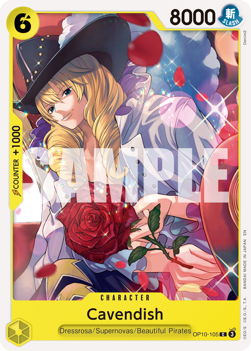Cavendish - OP10-105 - ONE PIECE CARD THE BEST vol.2