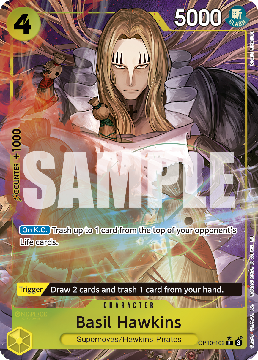 Basil Hawkins (Alternate Art) - OP10-109 - ONE PIECE CARD THE BEST vol.2