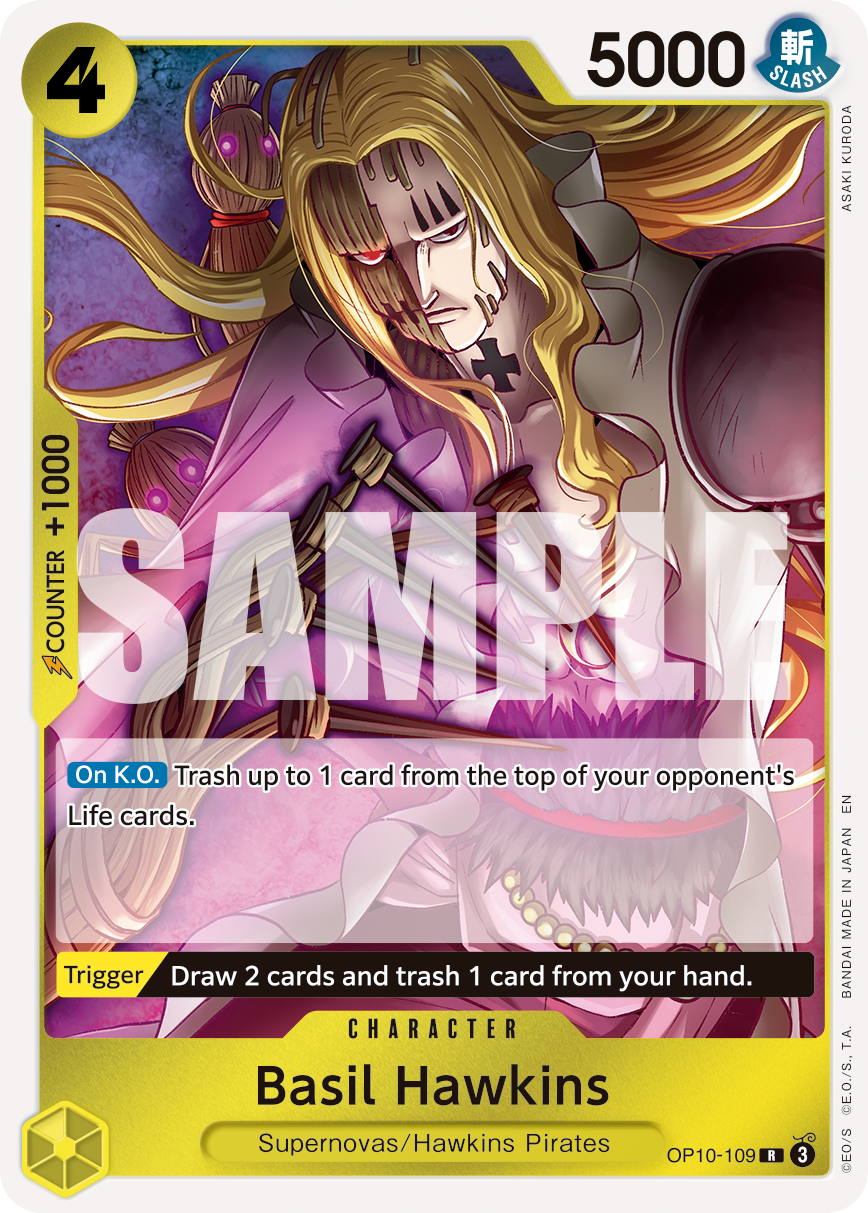 Basil Hawkins - OP10-109 - ONE PIECE CARD THE BEST vol.2