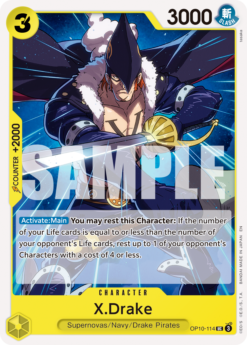 X.Drake - OP10-114 - ONE PIECE CARD THE BEST vol.2