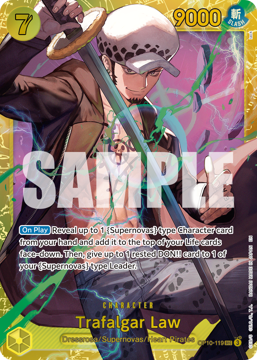 Trafalgar Law - OP10-119 - ONE PIECE CARD THE BEST vol.2