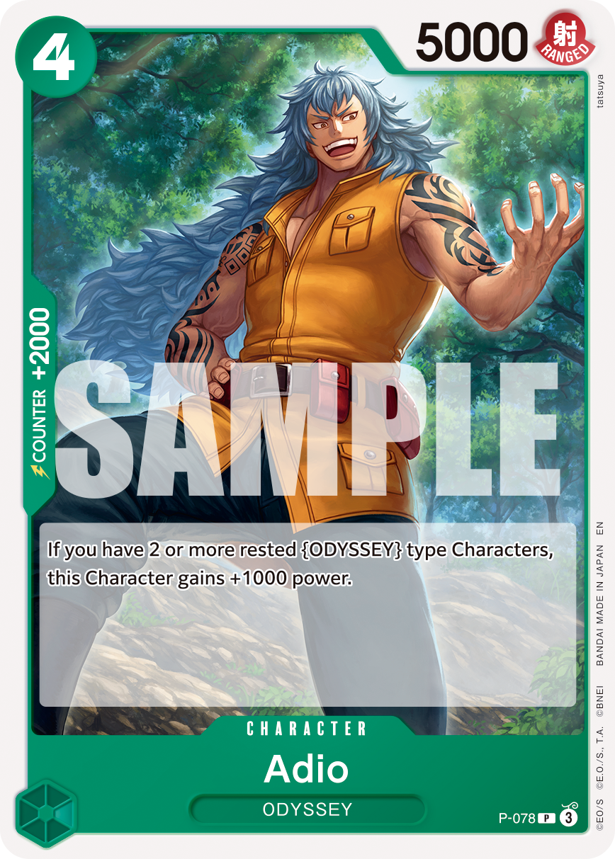 Adio - P-078 - ONE PIECE CARD THE BEST vol.2