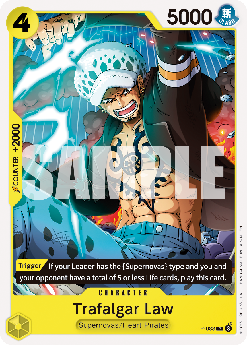 Trafalgar Law - P-088 - ONE PIECE CARD THE BEST vol.2