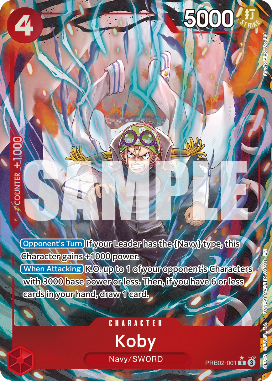 Koby (Alternate Art) - PRB02-001 - ONE PIECE CARD THE BEST vol.2
