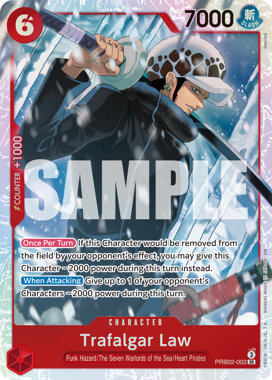 Trafalgar Law - PRB02-002 - ONE PIECE CARD THE BEST vol.2