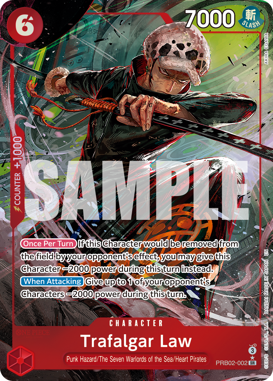 Trafalgar Law (Alternate Art) - PRB02-002 - ONE PIECE CARD THE BEST vol.2