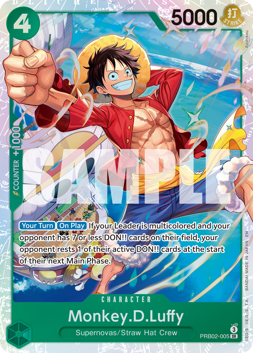 Monkey.D.Luffy - PRB02-005 - ONE PIECE CARD THE BEST vol.2
