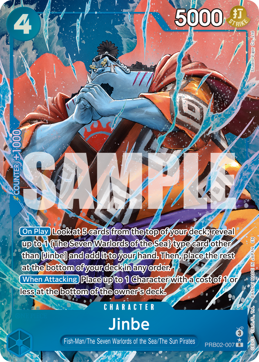 Jinbe (Alternate Art) - PRB02-007 - ONE PIECE CARD THE BEST vol.2