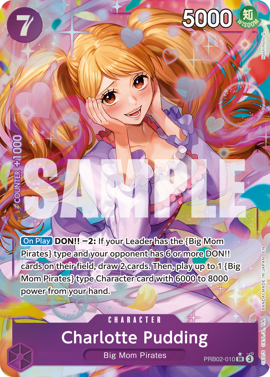 Charlotte Pudding (Alternate Art) - PRB02-010 - ONE PIECE CARD THE BEST vol.2