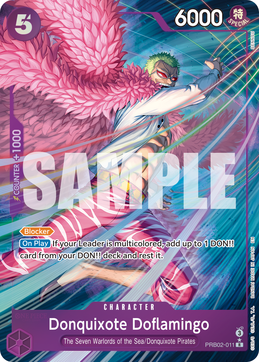 Donquixote Doflamingo (Alternate Art) - PRB02-011 - ONE PIECE CARD THE BEST vol.2